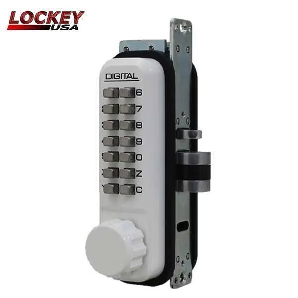 Lockey 2930 - Narrow-Stile Mechanical Keypad Keyless Knob - Passage - Single Combination - S, Lockey, Mfr#: LK-2930-SN